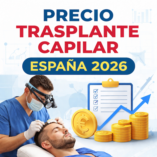 Precio trasplante capilar España 2026 comparativa de clínicas